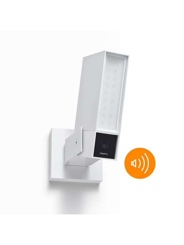 Netatmo Smart utendørs kamera med sirene - hvit
