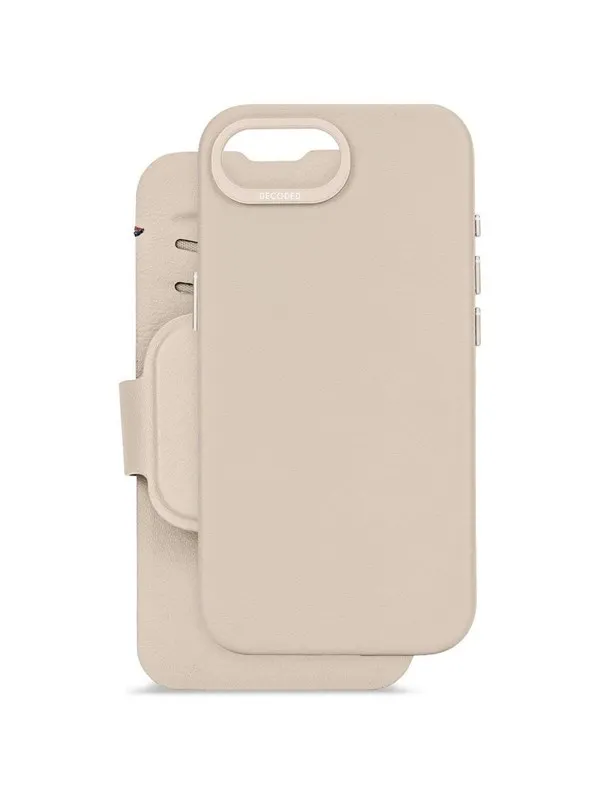 Decoded Detachable Wallet silicone - iPhone 16e - Clay
