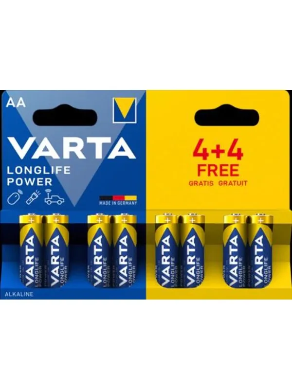 VARTA Longlife Power AA - 8-Pack