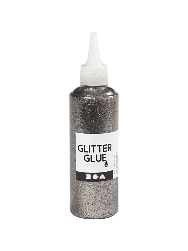 Creativ Company Glitter Glue Silver 118ml