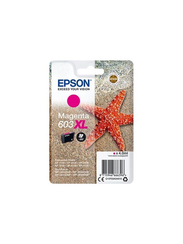 Epson 603XL - XL - magenta - original - ink cartridge