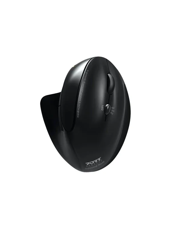 PORT Designs PORT Connect Professional - Vertical mouse - Optisk - 5 - Svart