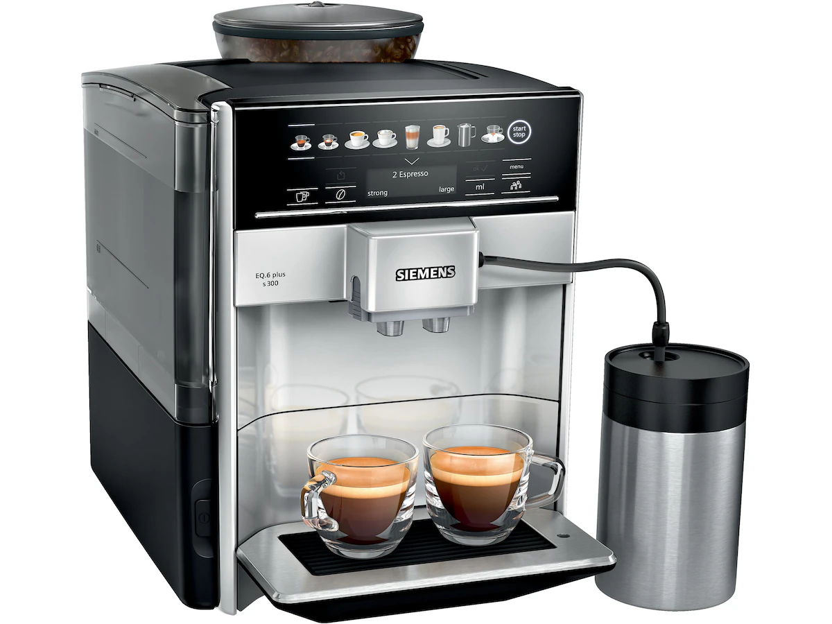 Siemens TE653M11RW EQ6 plus Espressomaskin  (sort)
