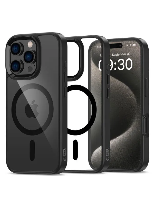 Tech-Protect MagMat MagSafe Case for iPhone 16 Pro Max - Transparent