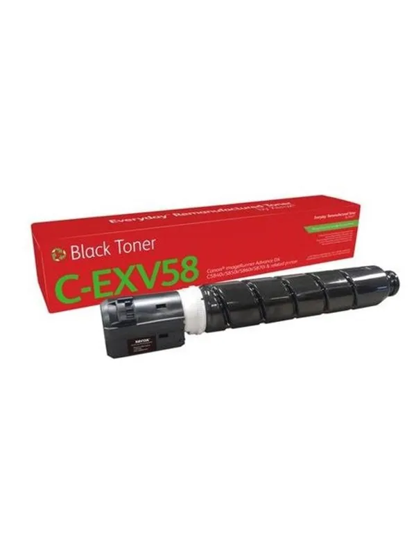 Xerox Everyday - black - compatible - remanufactured - toner cartridge (alternative for: Canon 3763C002AA Canon C-EXV58) - Green World Alliance return programme