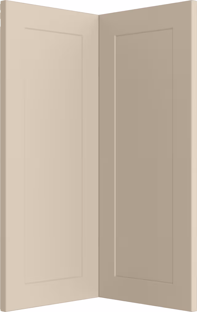 Epoq Canvas Beige hjørnedørfront gulv
