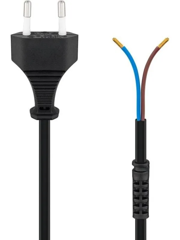 Pro Euro cord for assembly 1.5 m black