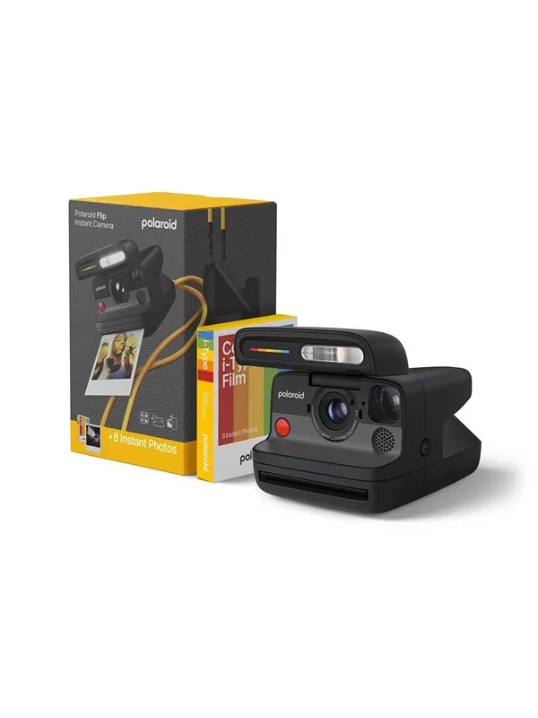 Polaroid Flip Black Color Film Bundle (8 Photos)