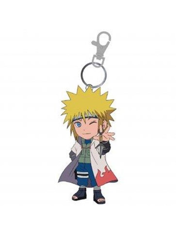 Innex - Naruto Shippuden - Soft PVC Keychain - Chibi Minato - Nøkkelring