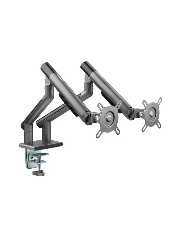 Alterzone Arm Duo Dobbel monitorarm i aluminium, Grå