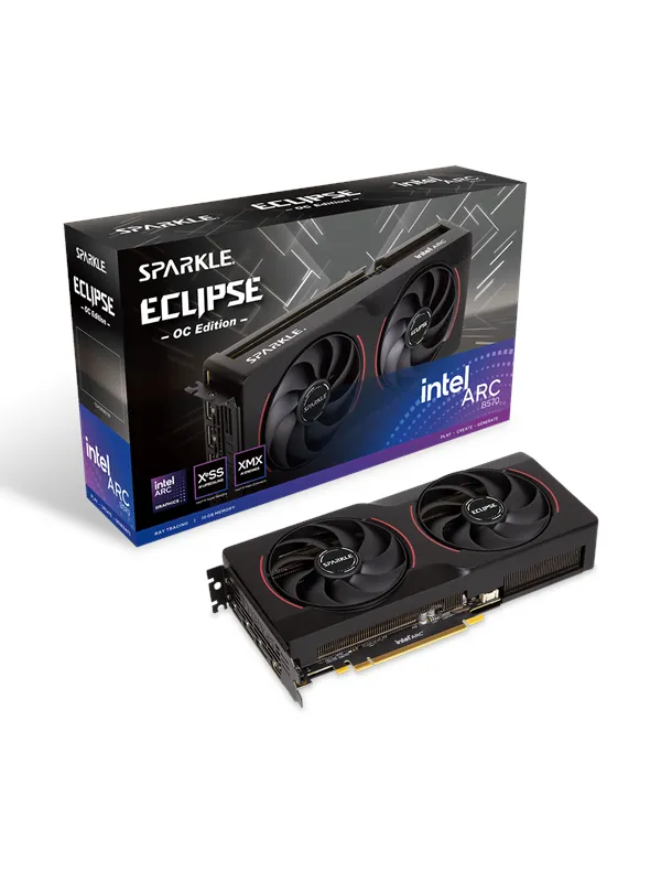 Sparkle Arc B570 Eclipse OC - 10GB GDDR6 RAM - Grafikkort