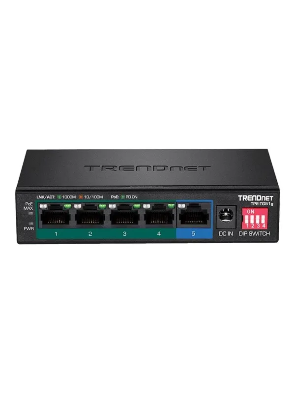 TRENDnet TPE-TG51g - switch - 5 ports - unmanaged