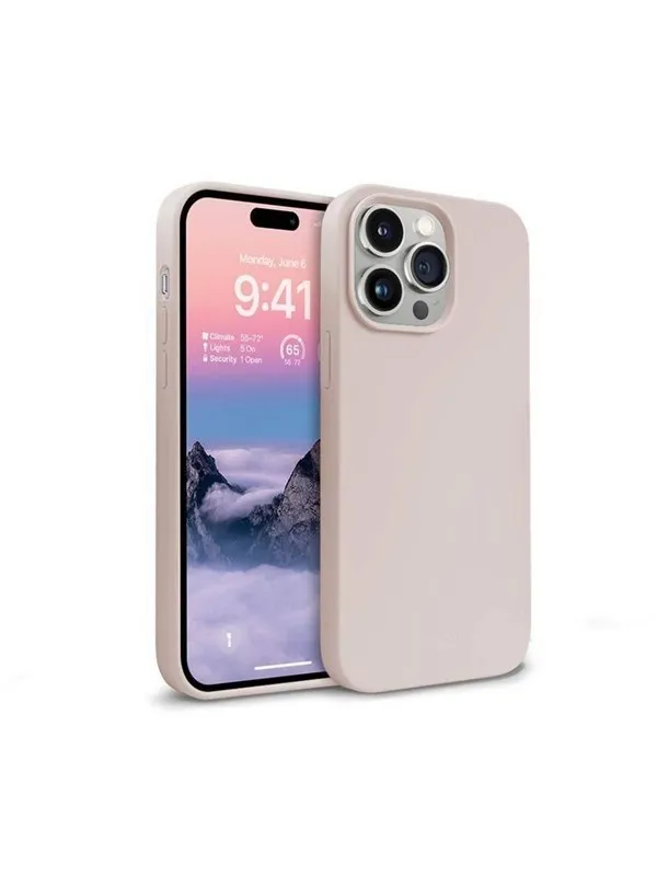 CRONG Color Cover - iPhone 14 Pro Max Case (Sand Pink)