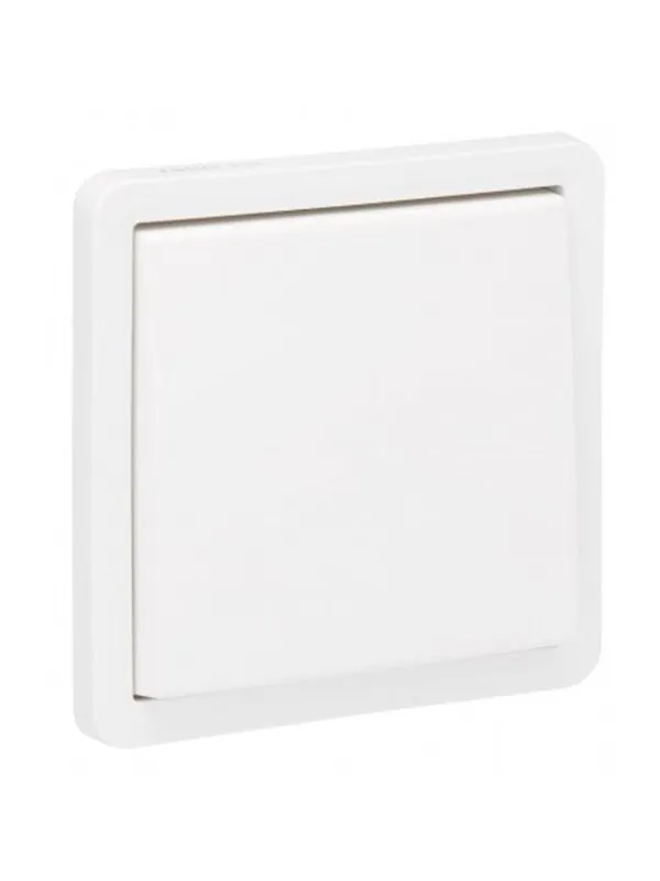 Niko-Servodan Splashproof surface-mounting switch 10 ax/250 vac with plug-in terminals excluding surface-mounting box white