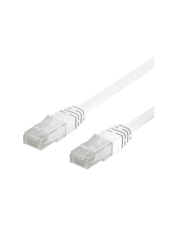 Deltaco LAN - CAT 6 - UTP - Hvit - 0.5m