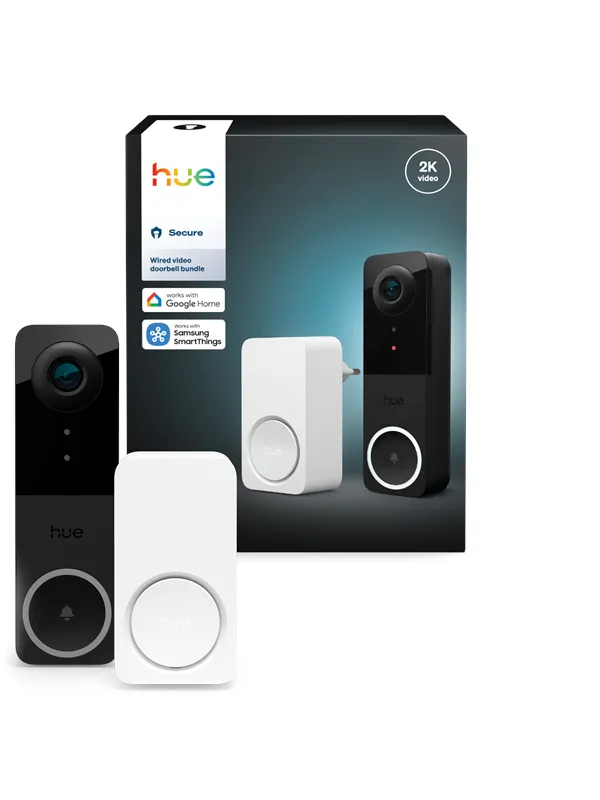 Philips Hue Secure videodørklokke + Smart Chime, pakke