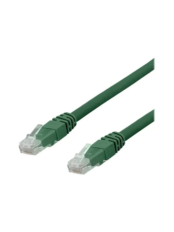 Deltaco TP-60GAU - patch cable - 50 cm - green - Grønn - 0.5m