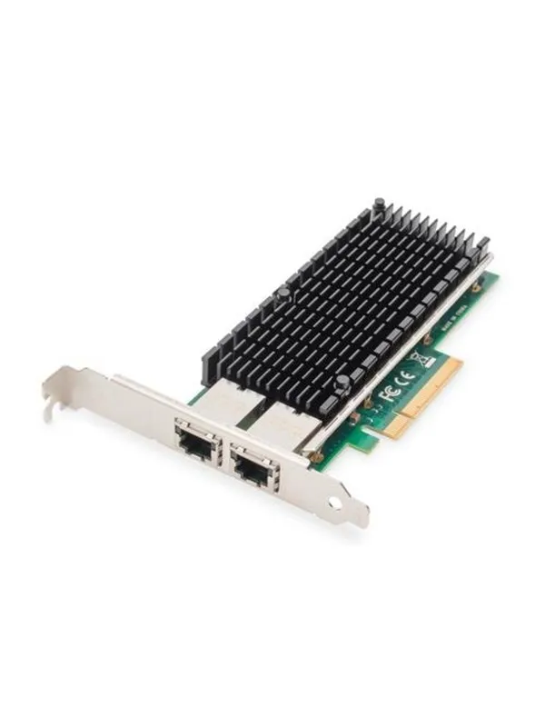 DIGITUS - network adapter - PCIe - 10 Gigabit Ethernet x 2