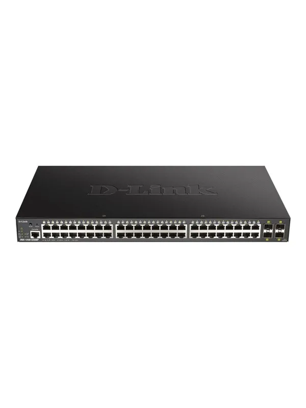 D-Link DGS 1250-52XMP 52-Port 10-Gigabit Smart Managed PoE Switch (370w)