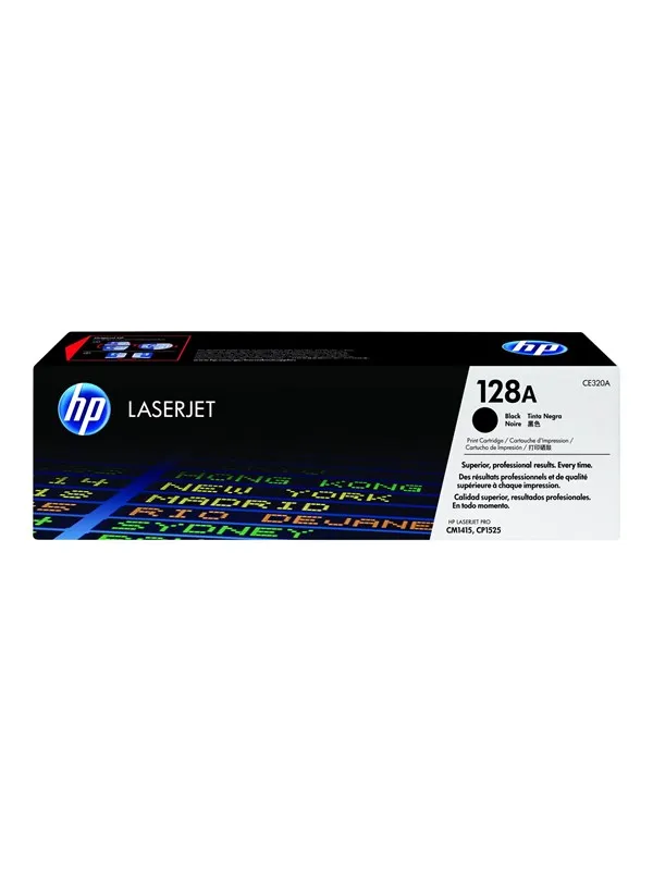 HP 128A / CE320A Black Toner - Laser toner Svart