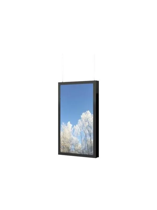 HI-ND - mounting kit - portrait - for digital signage LCD panel - black - Max - recommended for 75"