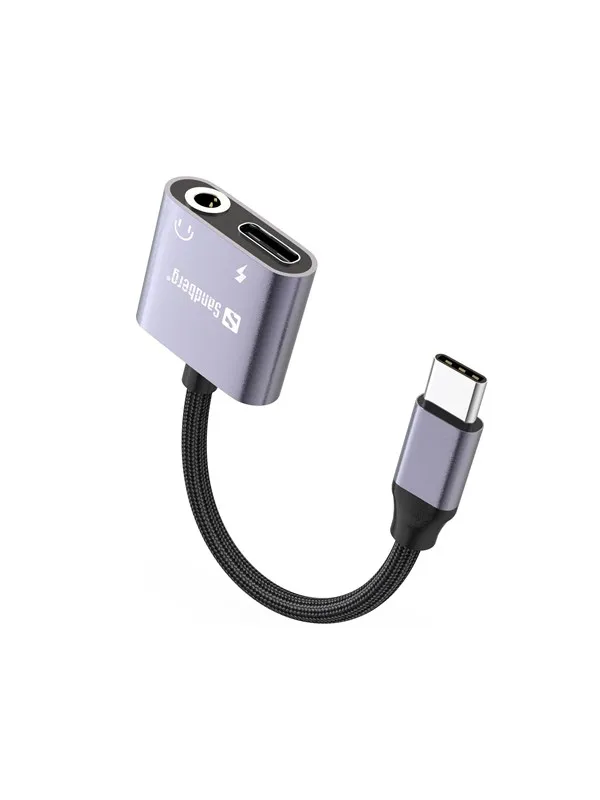 Sandberg USB-C Audio Adapter PD65W