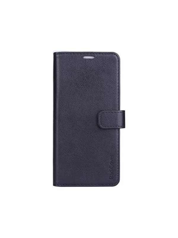 Radicover Radiation protected Mobilewallet PU Samsung A72 Flipcover Black 3-Led RFID