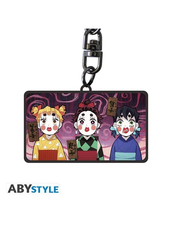 ABYstyle - DEMON SLAYER - Keychain Sumiko Zenko &amp; Inoko - Nøkkelring