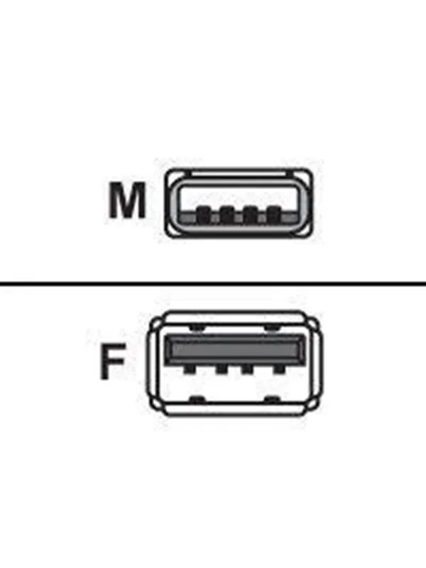 Sharkoon - USB extension cable - USB to USB - 2 m