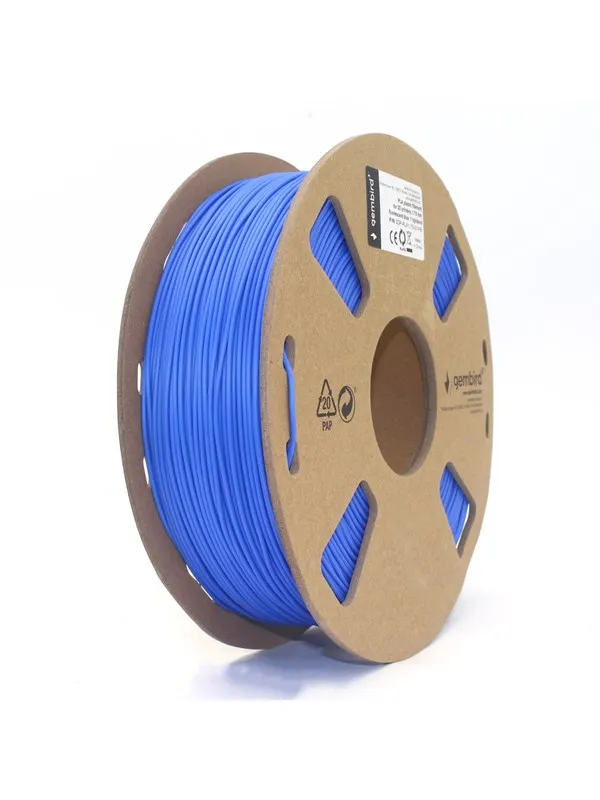 Gembird PLA filament - Fluoriserende blå - 1.75mm ø - 1 kg
