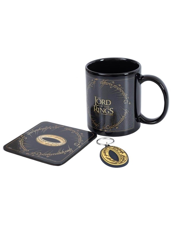 Pyramid - The Lord Of The Rings Ceramic Mug and Coaster Set - Gavepakke