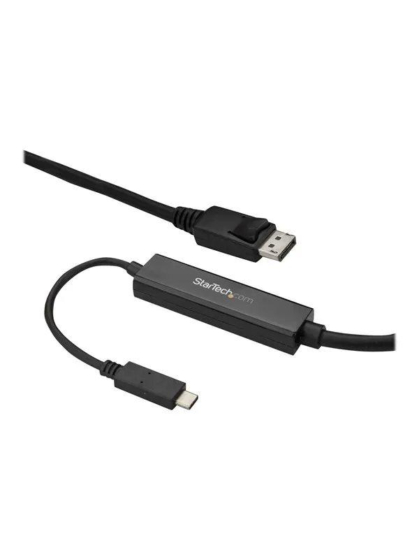 StarTech.com 3 m (10 ft.) USB-C to DisplayPort Cable - 4K 60Hz - Black - external video adapter - STM32F072CBU6