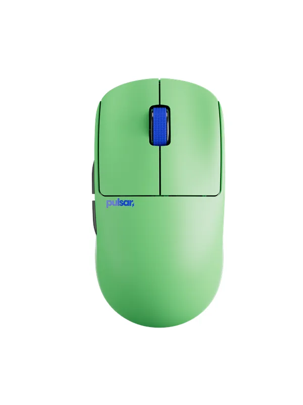 Pulsar X2 CrazyLight Wireless (Aqua Zest) - Gaming mus - Optisk - 5 - Grønn
