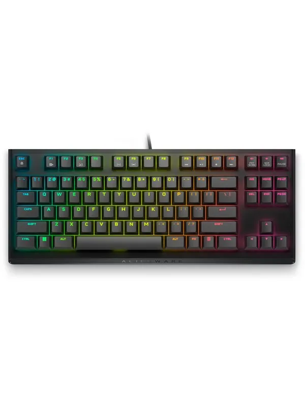 Dell Alienware AW420K - Dark Side of the Moon - Gamingtastatur - Engelsk (USA) - Svart