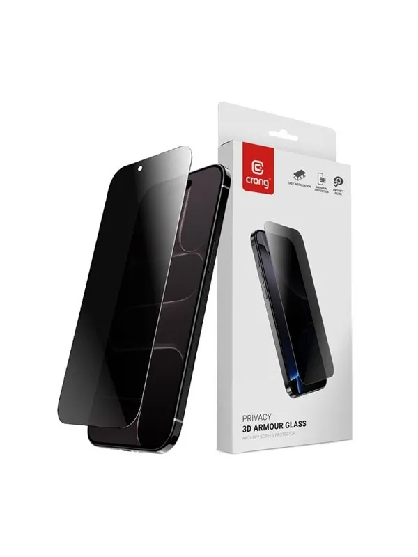 CRONG Privacy 3D Armor Glass - Tempered privacy glass for iPhone Air