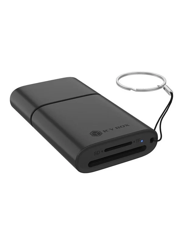 ICY BOX IB-CR204-CU3 - card reader - USB 3.2 Gen 1 / USB-C / USB-A