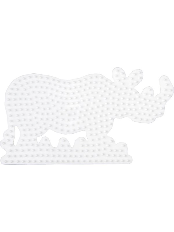Hama Ironing Beads Pegboard-Rhino