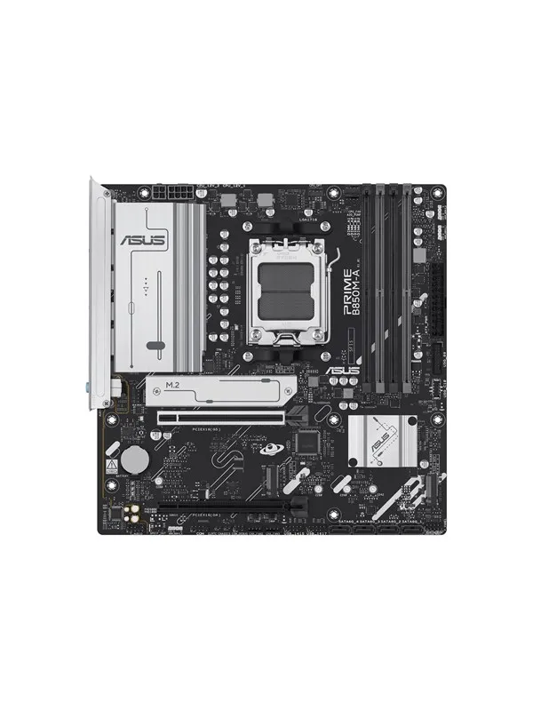 ASUS PRIME B850M-A-CSM Hovedkort - AMD B850 - AMD AM5 socket - DDR5 RAM - Micro-ATX