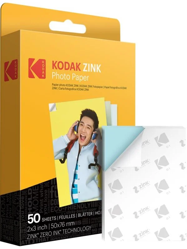 KODAK Zink - photo paper - 50 sheet(s) - 50 x 76 mm