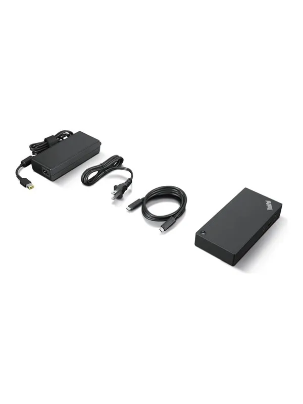 Lenovo - docking station - USB-C - HDMI 2 x DP - 1GbE