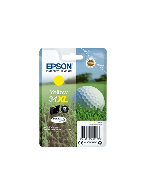Epson 34XL - XL - gul - original - blækpatron