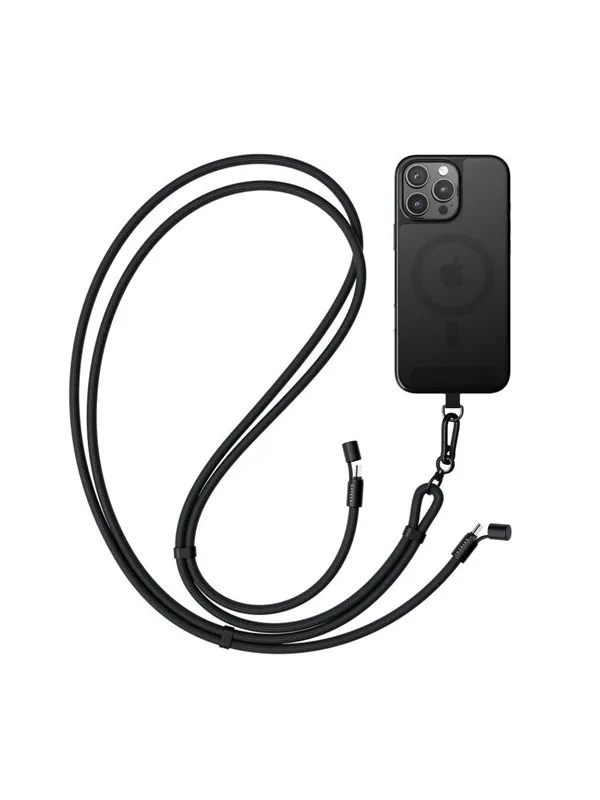 Satechi OntheGo Crossbody Lanyard Cable - Black