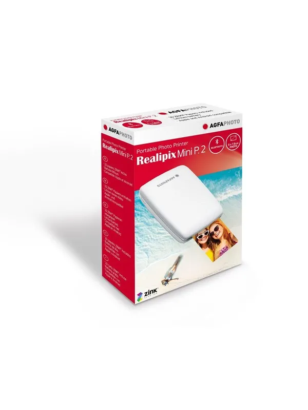 Agfa Realipix Mini P 2 Instant Printer White - Farge - Sink
