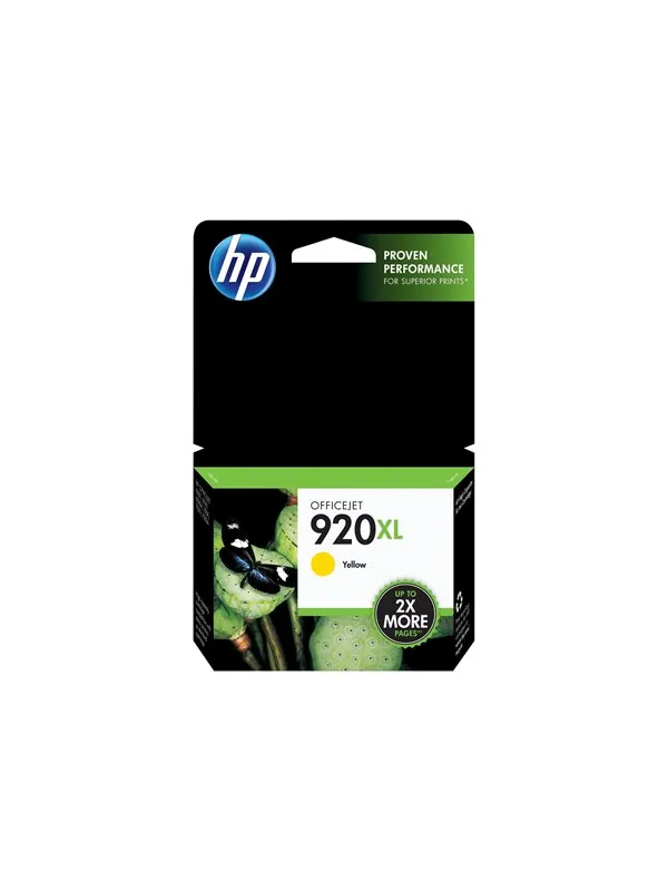 HP 920XL / CD974AE - High Yield - Yellow Ink - Blekkpatron Yellow