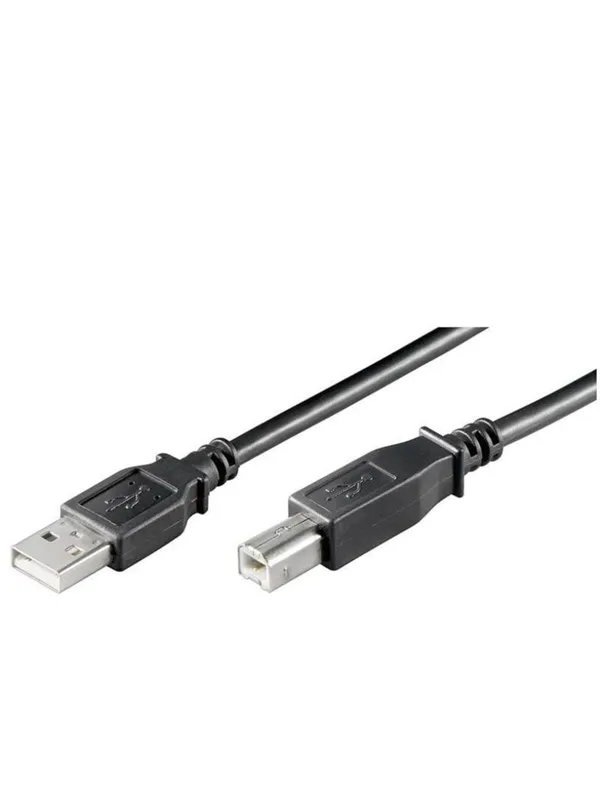 Pro USB-A <-> USB-B 2.0 - 1.8m - Svart