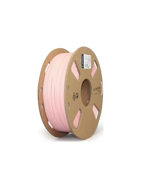 Gembird PLA MATT-filament - Lys rød - 1.75mm ø - 1 kg