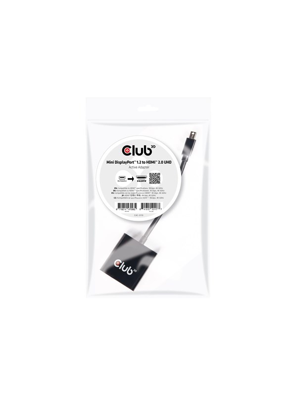 Club 3D adapter - DisplayPort / HDMI - 20.3 cm