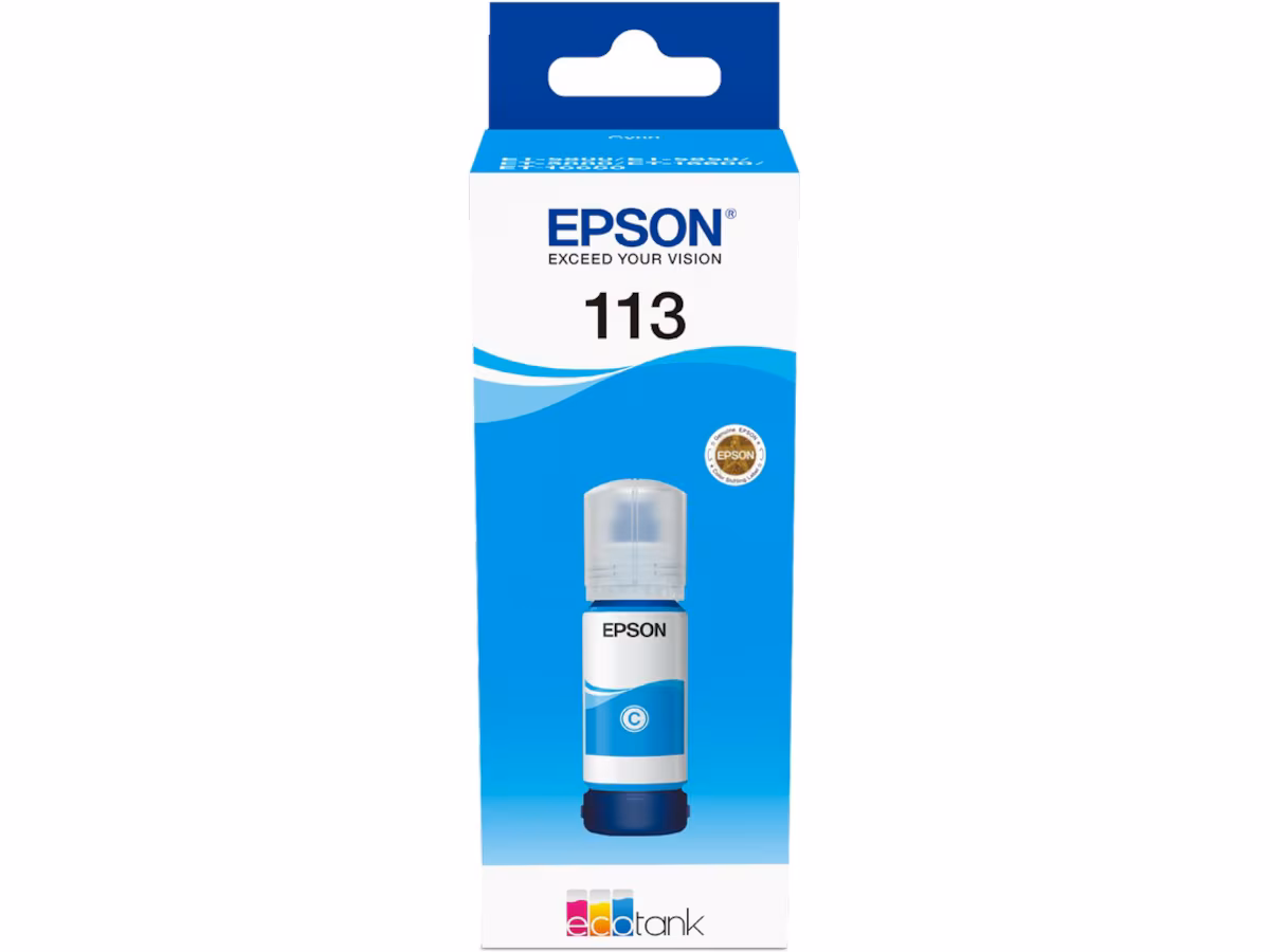 Epson Blekk 113 Ecotank Cyan