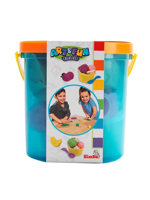 Simba Art &amp; Fun Bøtte Modelleringsleire Sett Frukt