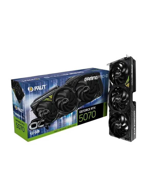 Palit GeForce RTX 5070 GamingPro-S OC - 12GB GDDR7 RAM - Grafikkort